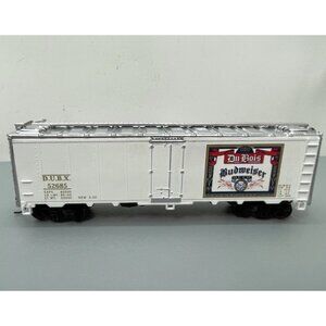 Debois Brewing Co Budweiser Train Freight Car Beer Reefer HO Scale White